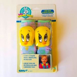 LOONEY TUNES BABY CAR SEAT STRAP COVERS